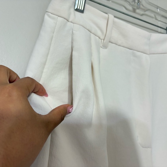 Wilfred The Effortless Pants Cropped White Size 6 #81705 - Picture 6 of 11